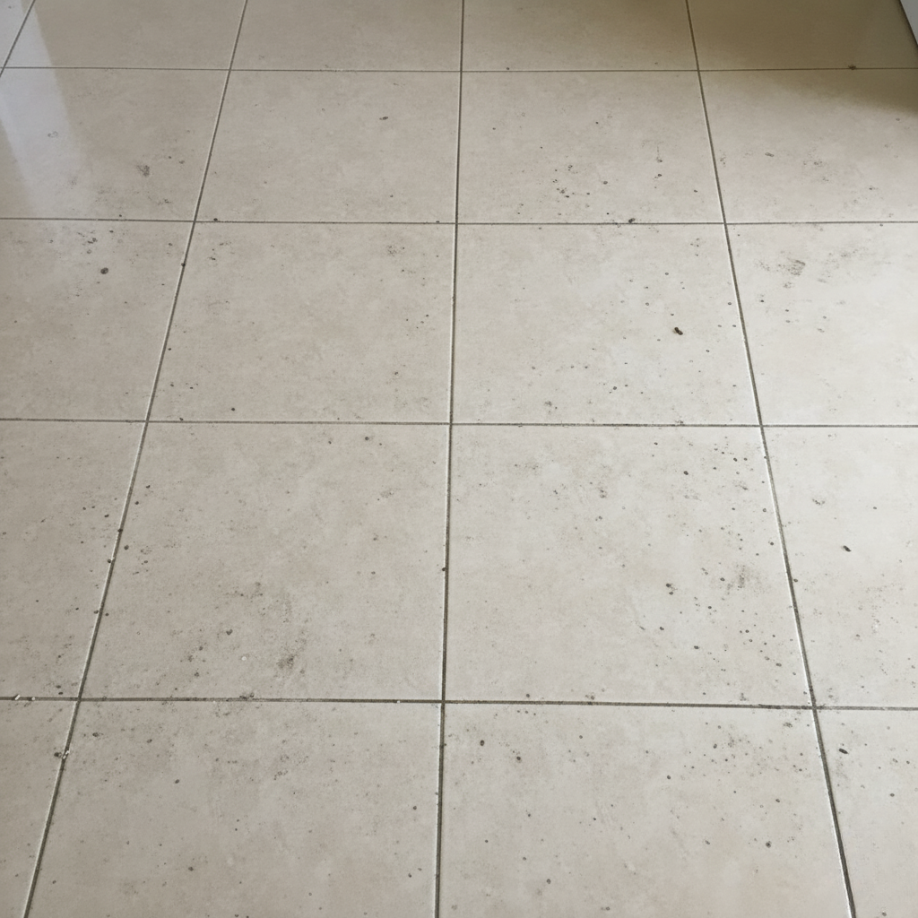 Floor cleaning — before