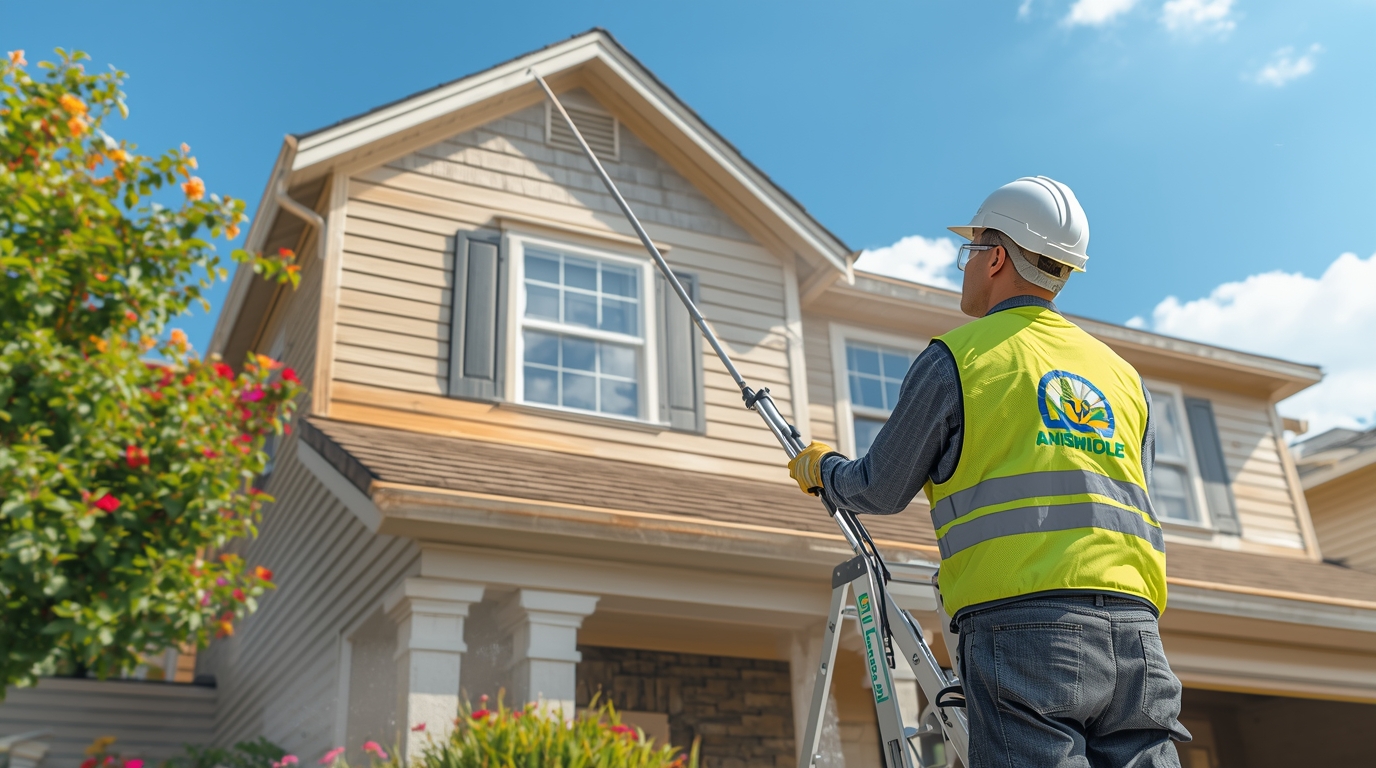 Soft‑wash on render