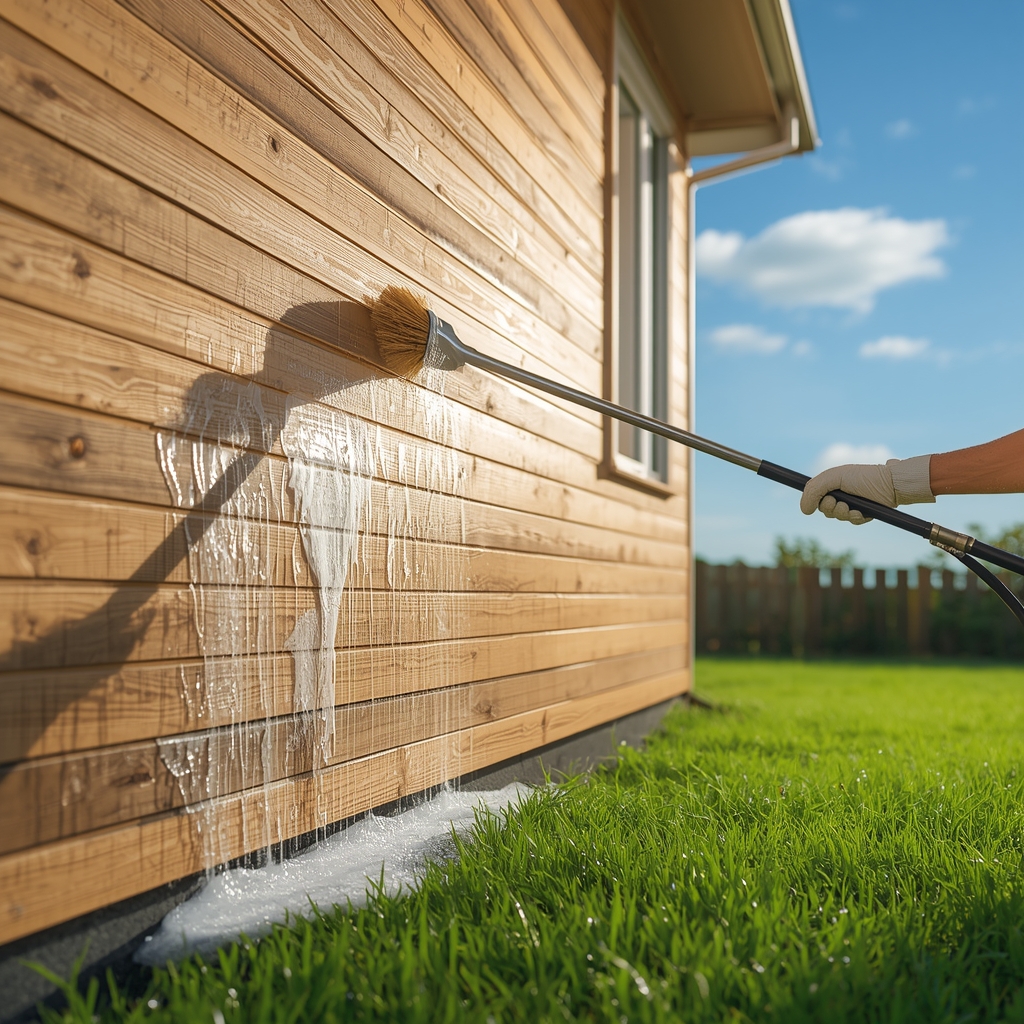 Low‑pressure rinse