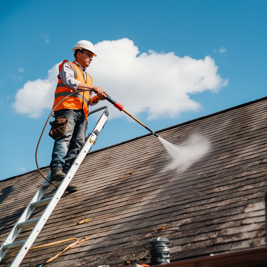 Soft‑wash application